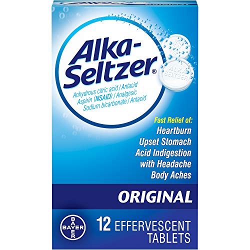 Alka Seltzer Original Antacid & Pain Relief Medicine 12ct