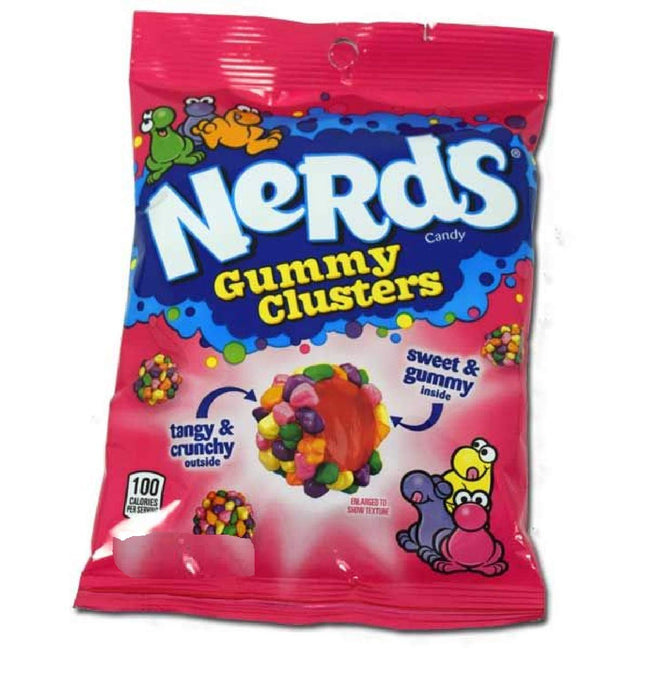Nerds Gummy Cluster Rainbow Peg Bag 5 oz Single Bag