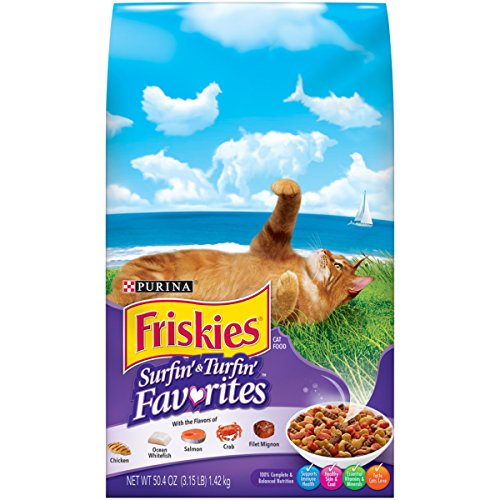 Purina Friskies Dry Cat Food Surf & Turf Flavor Wholesale