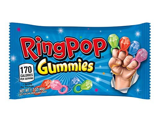 Ring Pop Gummi Rings Candy Assorted Flavors 1.7 oz 16-Pack Wholesale