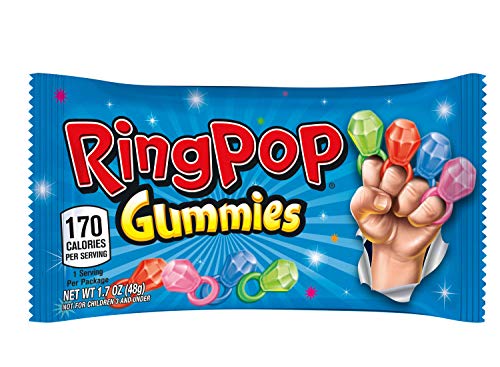 Ring Pop Gummies Rings Candy Assorted Flavors Gummy Variety (Pack Of 16)