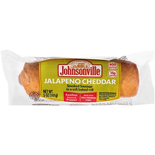 Johnsonville Jalapeno Cheddar Pork Sausage in a Soft Baked Roll