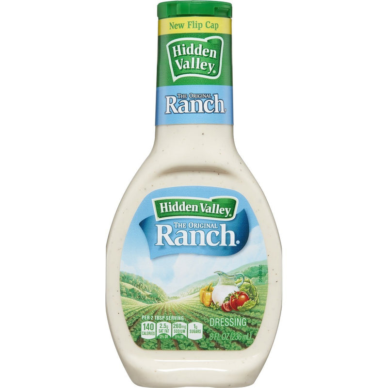 Hidden Valley Ranch Dressing 8 oz, 12 per case