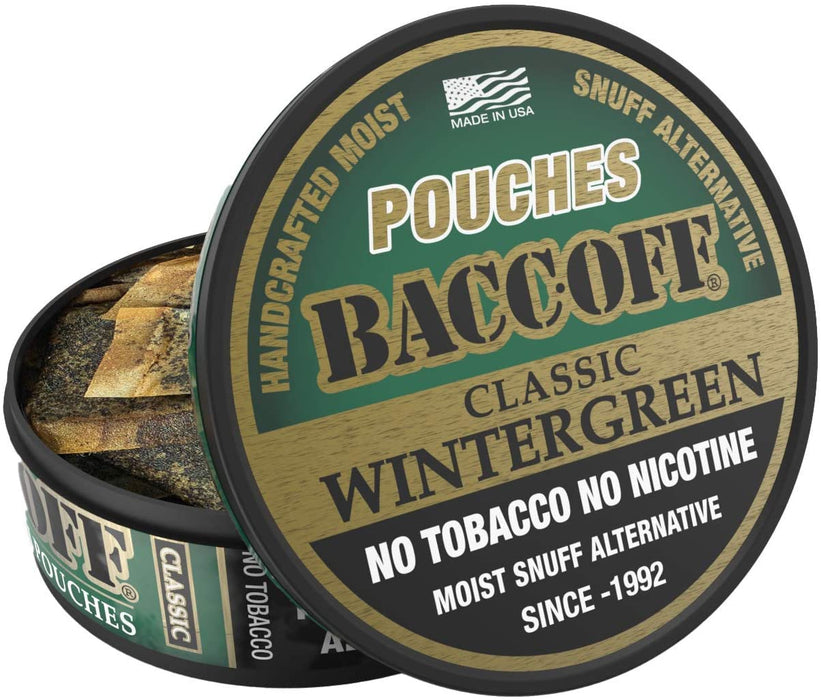 BaccOff Wintergreen Pouch 12 Per Box