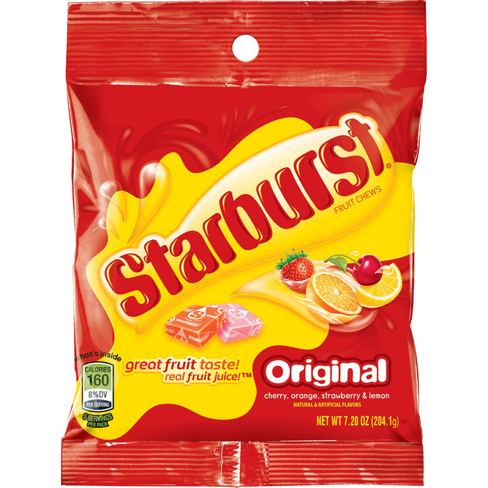 Starburst Orig Peg Bag 7.2 oz Single Bag