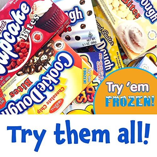 Cookie Dough Bites - S'Moresels - S'Mores Flavored Chocolate-Covered Edible Cookie Dough Bites - Egg-Free Edible Cookie Dough Candy 3.1 oz (Pack of 12)