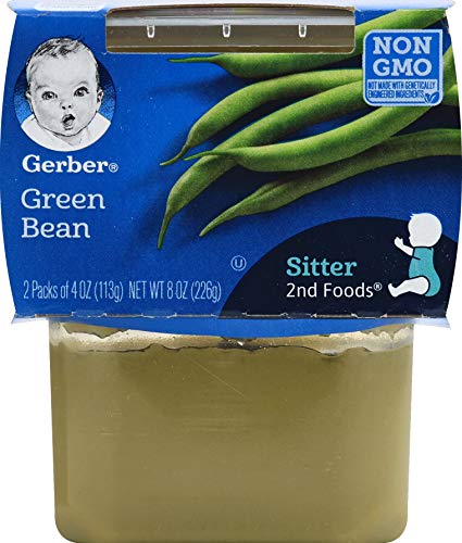 Gerber Green Beans 2nd Foods, 4 oz (pack of 2)