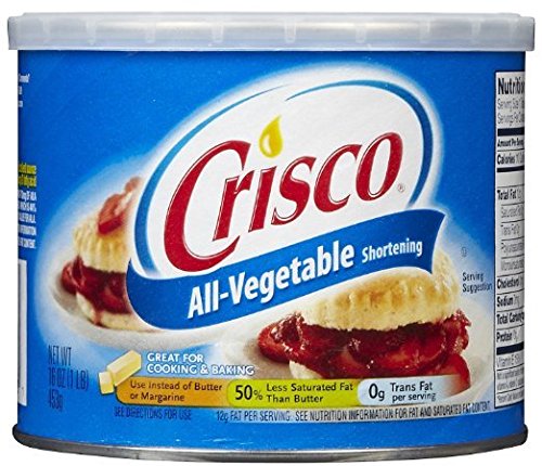 Crisco All-Vegetable Shortening 16 oz Container
