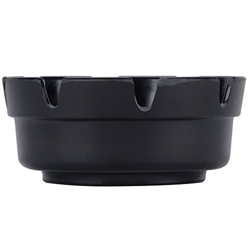 Update International (AST-4BK) 4 1/4" Plastic Ash Tray