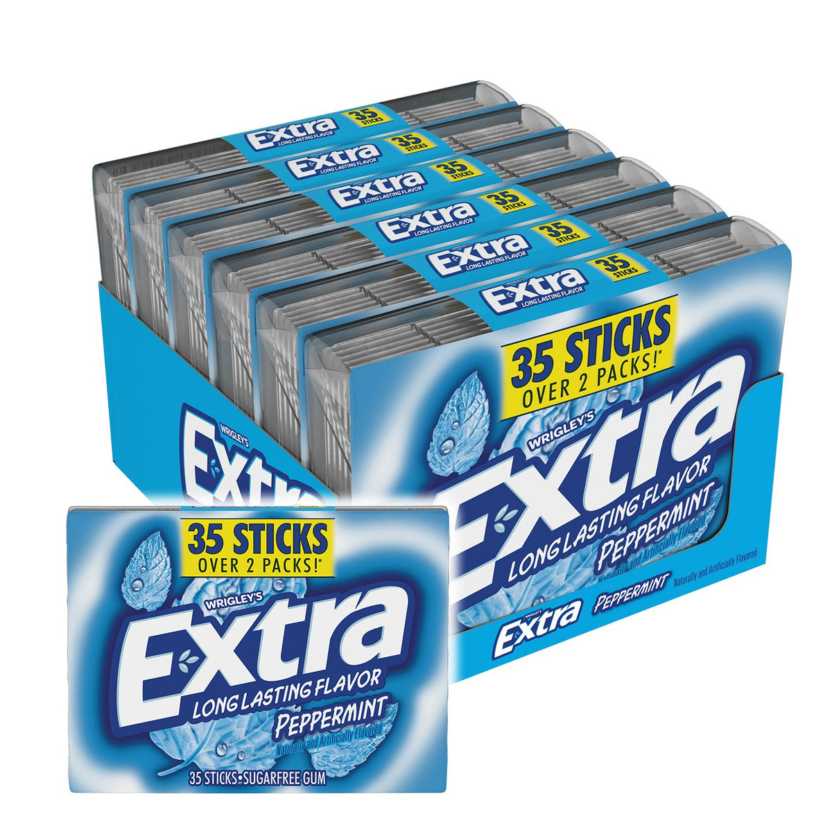 Extra Mega 35 Stk Pepp 6 Per Box — Wholesale Extra Candy | Shop the King