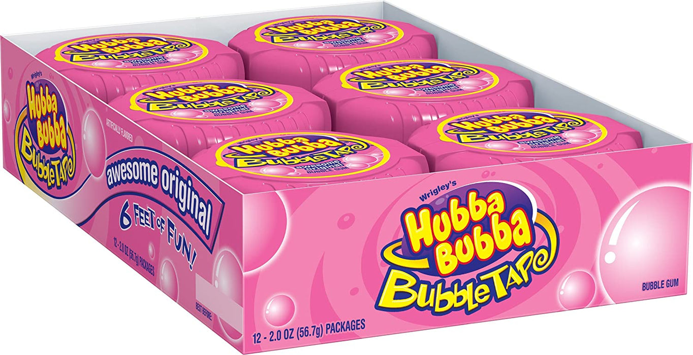 Hubba Bubba Gum Tape Original 6 Per Box
