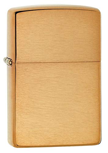 Zippo Lighter Solid brass with brushed finish