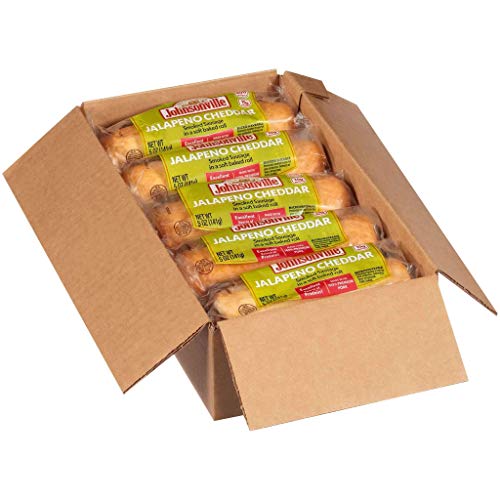 Johnsonville Jalapeno Cheddar Pork Sausage in Soft Baked Rolls 5-Ounce 10-Pack Wholesale