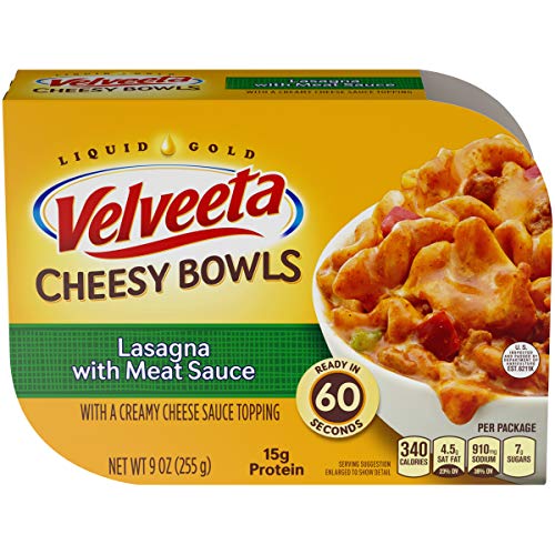 Velveeta Cheesy Bowls Lasagna with Meat Sauce (9 oz Box)