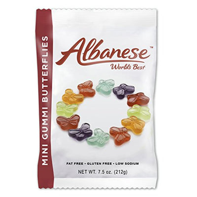 Albanese Mini Gummi Butterflies candy 7.5 oz Bag