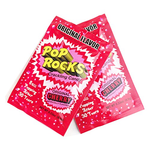 POP ROCKS Popping Candy, Cherry, 24 Count