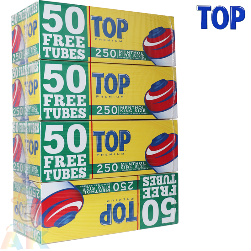 TOP TUBE Men King Size 250 Count Per Box [4-Boxes]