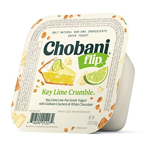 Chobani Flip Low-fat Greek Yogurt, Key Lime Crumble, 5.3 Ounce