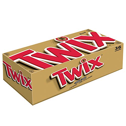 Twix Full Size Caramel Chocolate Cookie Candy Bar, 1.79 Oz. 36-Count Box