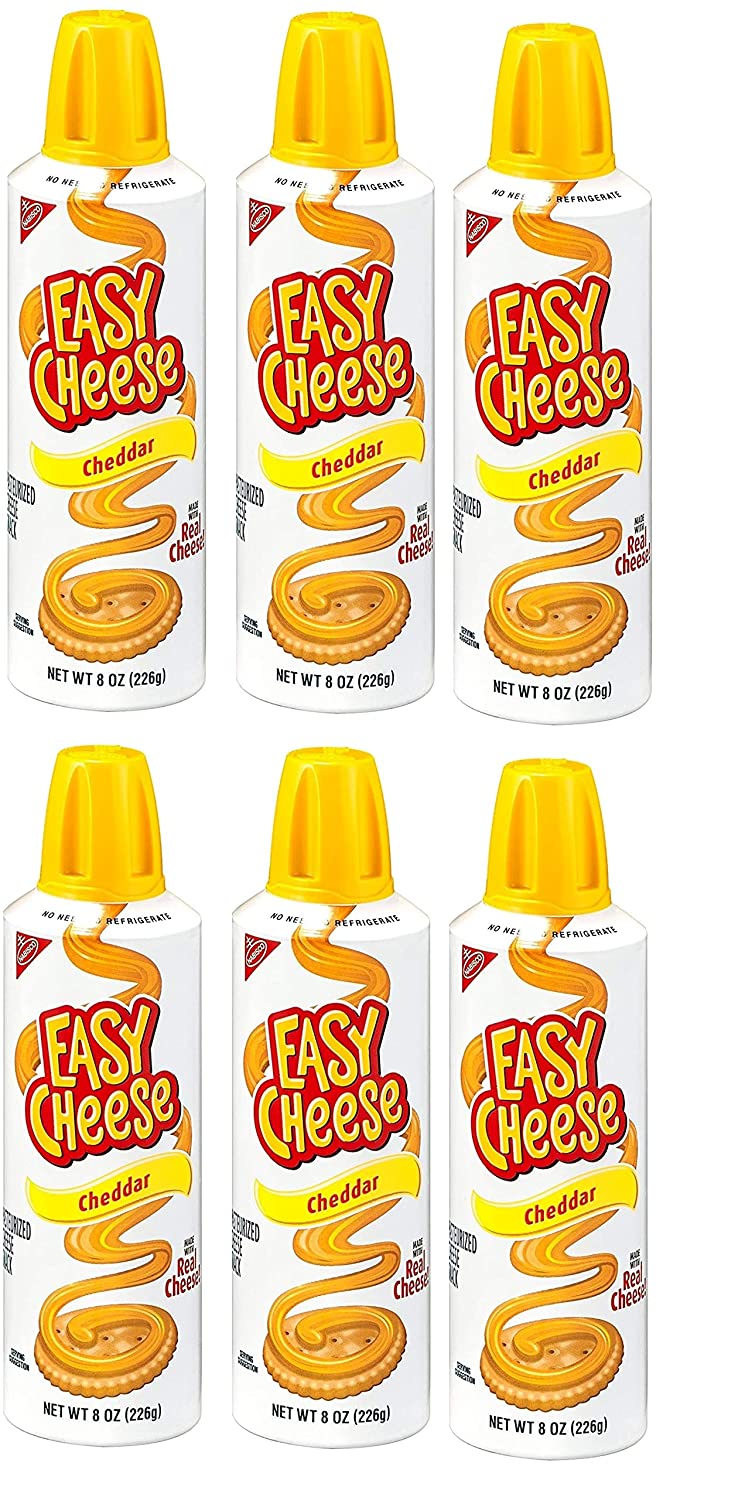 Kraft Easy Cheese Cheddar 8 oz Can