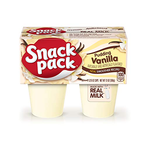 Snack Pack Vanilla Pudding Cups, 4 Count