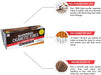 Shargio Red King Size Filter Tubes 200-Count Wholesale Box