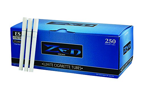 Zen White Light Blue King Size tubes 250 Count Per Box