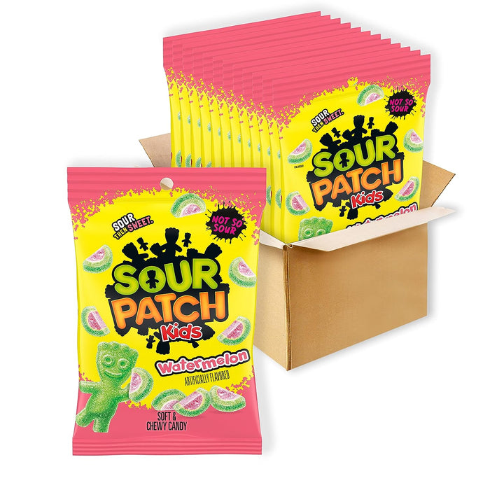 Sour Patch Kids Sweet and Sour Candy (Watermelon, 8-Ounce Bag