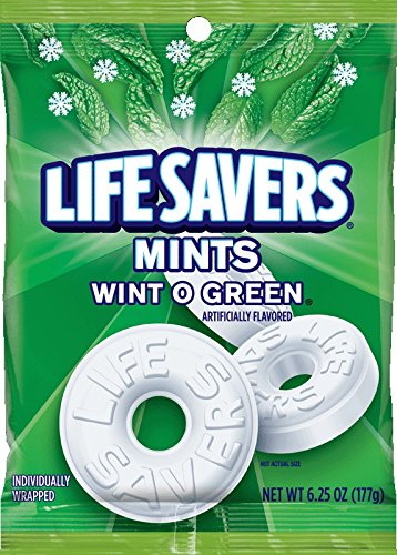 Life Savers Wint O Green Mints Candy Bag, 6.25 ounce
