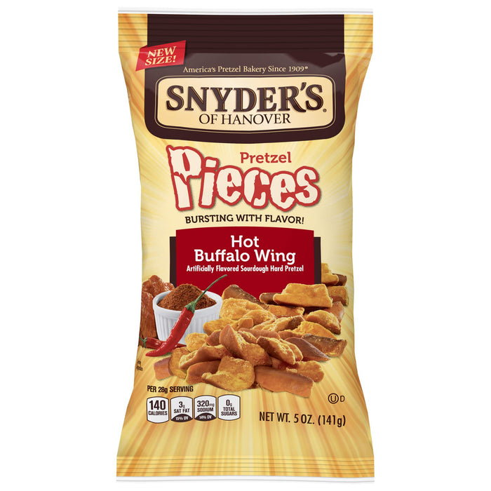 Snyder's of Hanover Pieces Hot Buff 5 oz 8 Per Bag