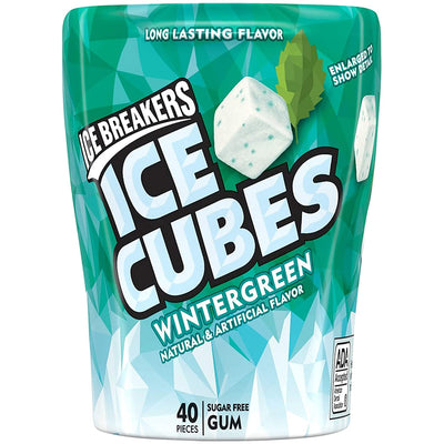 Ice Breakers Ice Cubes Gum 8 Bottle Variety Bundle Gift Pack