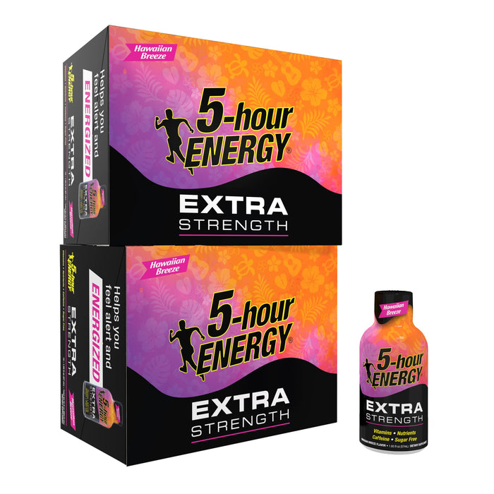 5 Hour Energy Energy Shot Hawaiian Breeze 1.93 oz (Pack of 24)