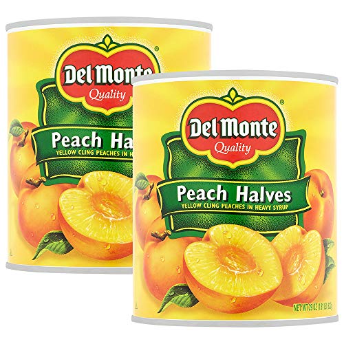 Del Monte, Sliced Peaches, Yellow Cling Peaches in Heavy Syrup, 15.25oz Can