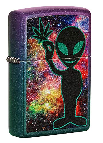Zippo Alien Galaxy Design Iridescent Pocket Lighter