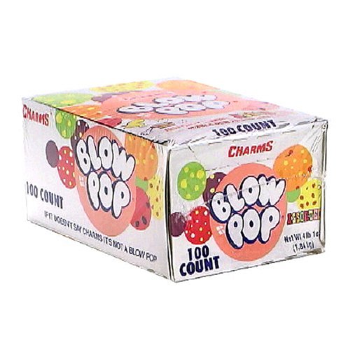 Blow Pops Assorted Pops 100 Count Box