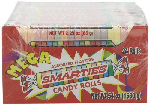 Smarties MEGA Candy Rolls 24ct