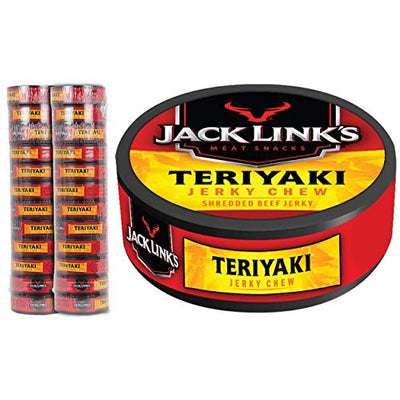 Jack Link's Jerky Chew, Teriyaki, 0.32 oz 12-Pack