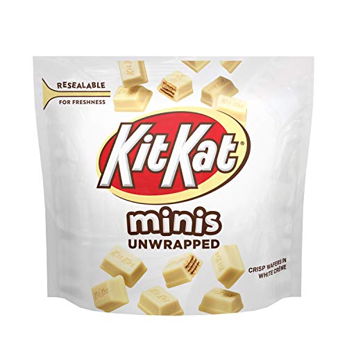 KIT KAT White Creme Candy Bars, Minis, 7.6 oz Pouch