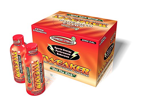 Tweaker Energy Shots Strawberry Lemonade 2 oz Singles (Pack of 12)