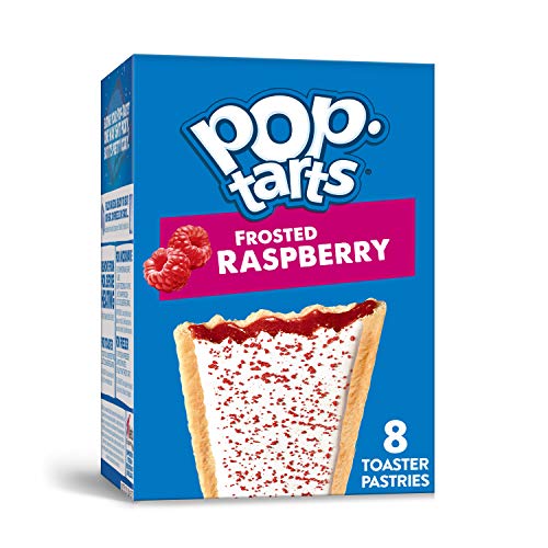 Pop-Tarts, Breakfast Toaster Pastries, Frosted Raspberry, Proudly Baked in the USA, 13.5oz Box (1 Pack 8 Count)