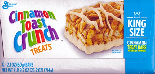 Cinnamon Toast Crunch - Kids Favorite Treat -2.1Oz. -12 King Size Breakfast Bars
