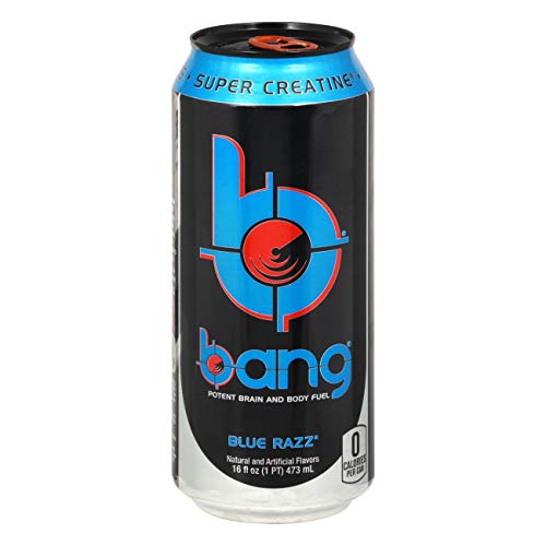 Bang Energy Drink Blue Razz, 16 fl oz