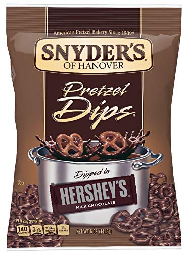 Snyder's of Hanover Milk Chocolate Pretzel Dips 5oz 8-Pack Wholesale