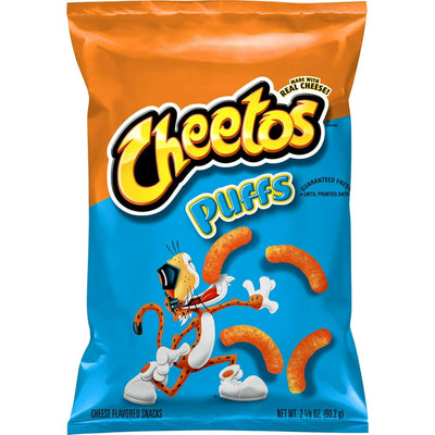 Cheetos Puffed Cheese Snacks, 2.125 Ounce -- 24 per case