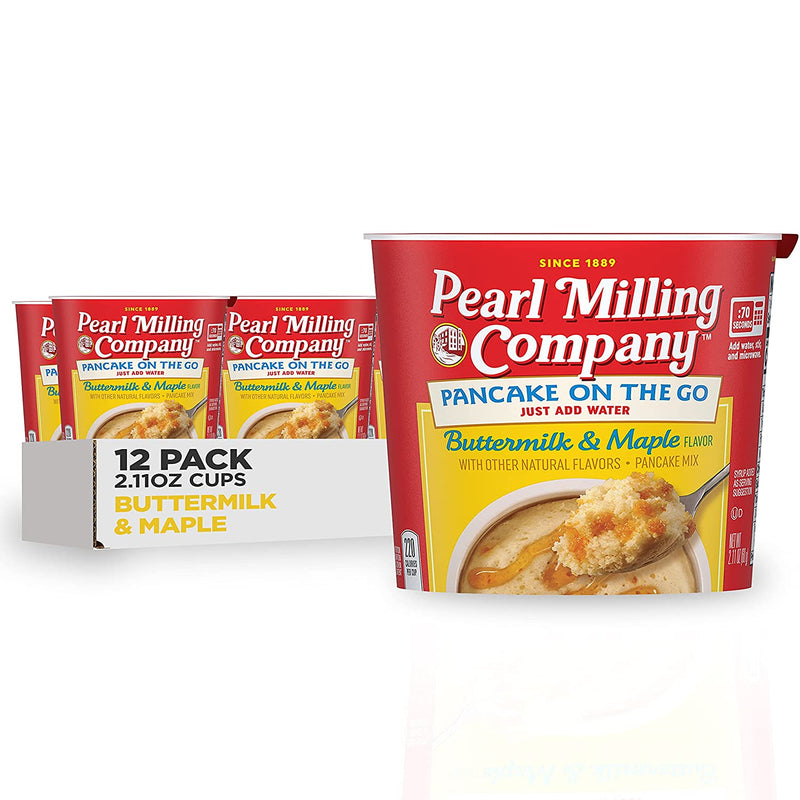 Peal Milling Company Pearl Milling Company, Pancake Cups, Maple Syrup [1-Count]