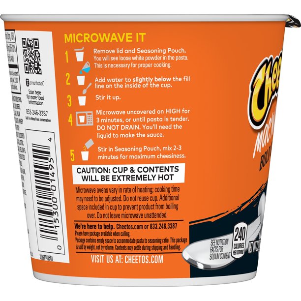 Cheetos Mac N Cheese Bold Cheesy Flavored Snack Cups 2.29 oz Wholesale