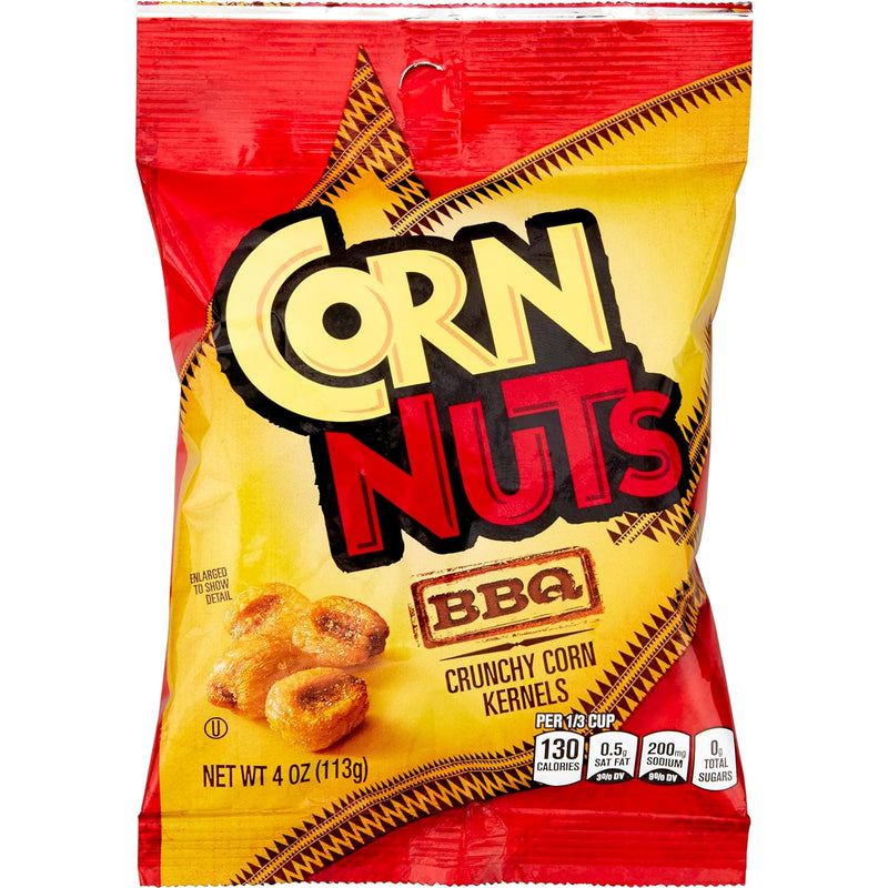 CORN NUTS BBQ Crunchy Corn Kernels , 4 Ounce (Pack of 12)