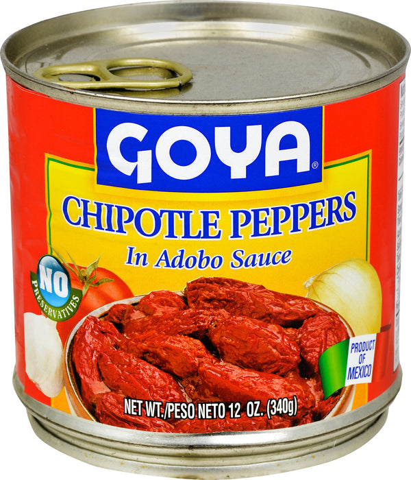 Goya Foods Chipotle Peppers in Adobo Sauce, 12 Ounce (Pack of 12)