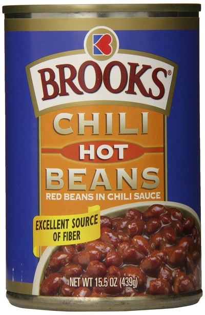 Brooks Chili Beans Hot (Pack of 24)