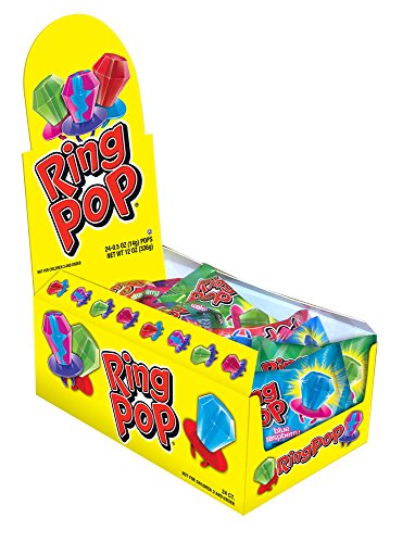Ring Pop Individually Wrapped Bulk Variety Party Pack (24 Count)